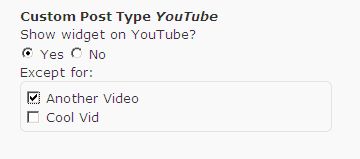 Custom Post Type in Dynamic Widgets